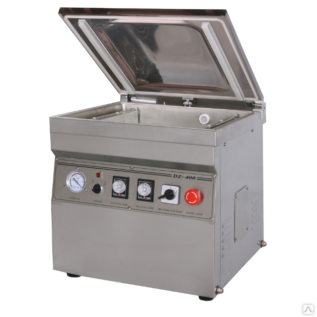 Упаковщик продуктов вакуумный HVC-400/2T-G (нерж., газ) (H)