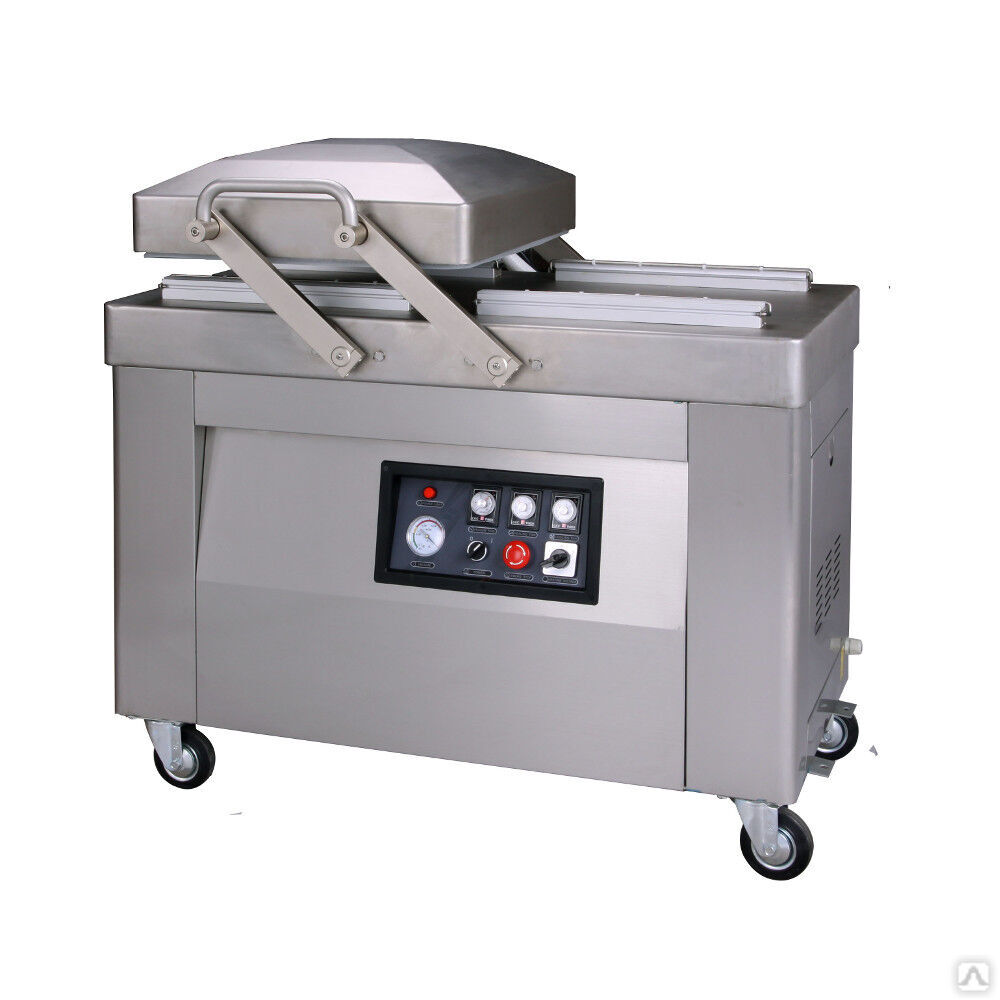 Напольный вакуумный упаковщик HVC-410S/2B-G (DZQ-410/2SB) (нерж., газ) (H)