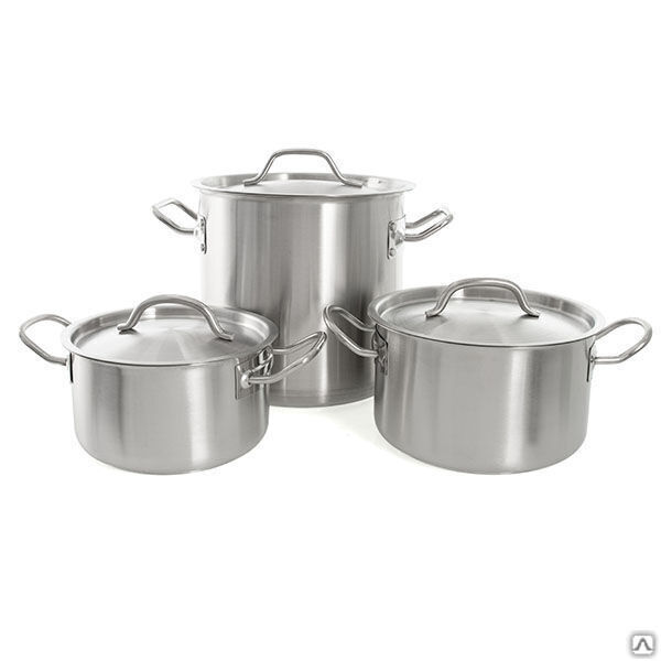 Набор посуды "Магия вкуса" Кастрюли 2,0+2,7+6,0 Foodatlas (F)